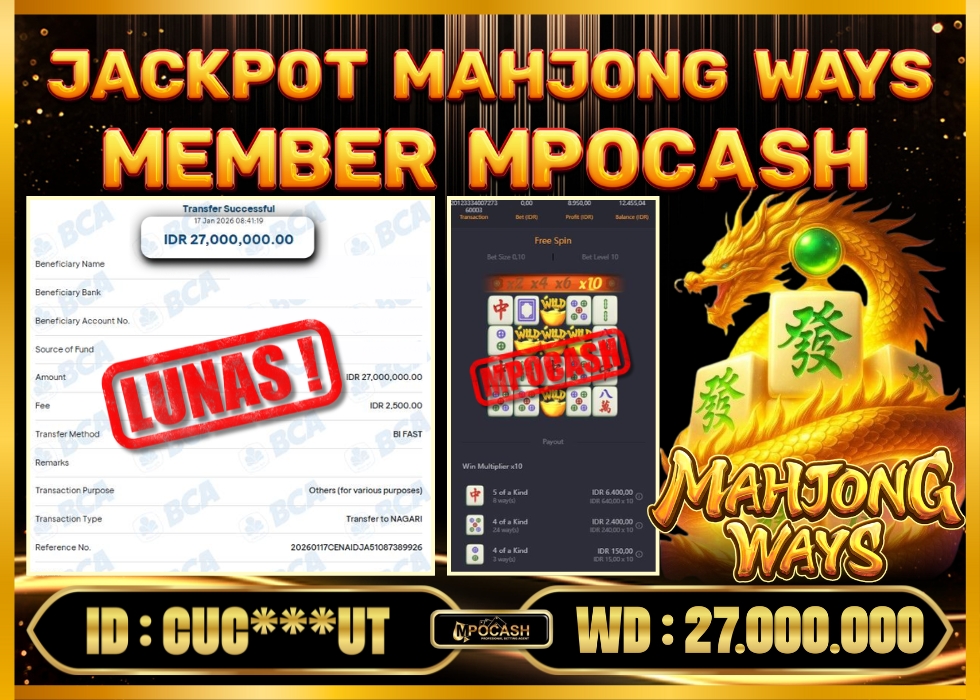 MPOCASH JACKPOT MAHJONG WAYS